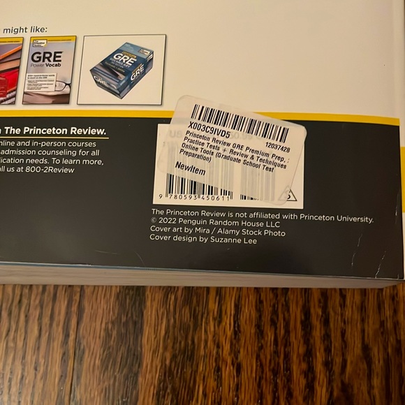 NWT Princeton Review GRE Premium Prep 2023 Version - Picture 6 of 6